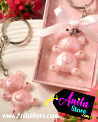 Recuerdos-babyshower-llavero-osito-rosa-ASBSRE905-fashioncraft